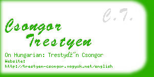 csongor trestyen business card